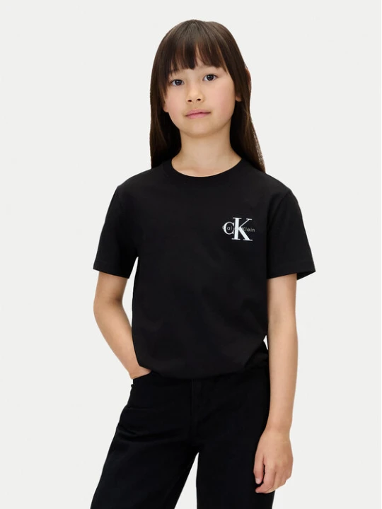 Foto del prodotto Calvin Klein Jeans T-shirt Chest Monologo IU0IU00719 Nero Regular Fit