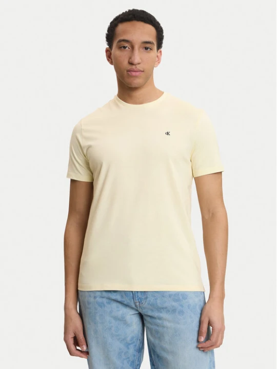 Foto del prodotto Calvin Klein Jeans T-shirt Classic Monogram LV04RD254G Écru Regular Fit Crema