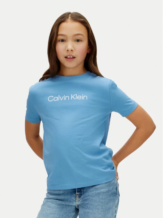 Foto del prodotto Calvin Klein Jeans T-shirt Inst Logo LV1CKSJA29 Blu Regular Fit