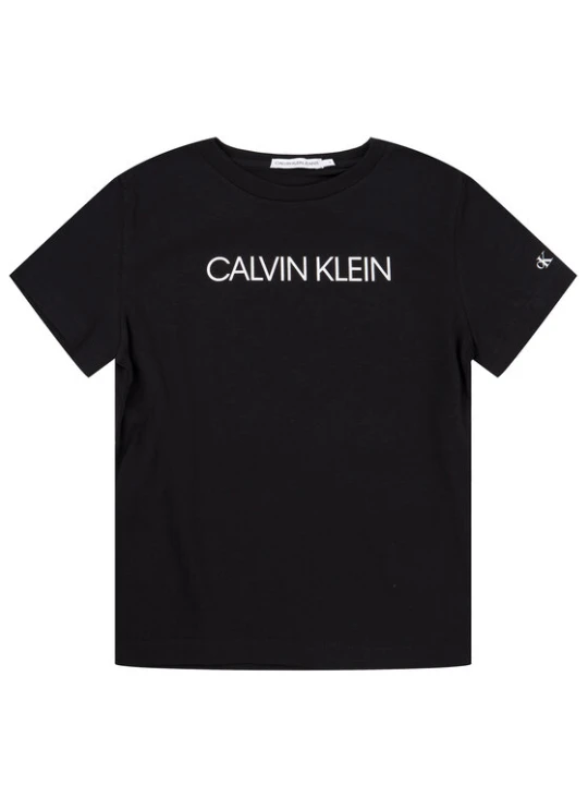 Foto del prodotto Calvin Klein Jeans T-shirt Institutional SS IB0IB00347 Bianco Regular Fit Nero