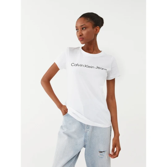 Foto del prodotto Calvin Klein Jeans T-shirt J20J220253 Bianco Slim Fit
