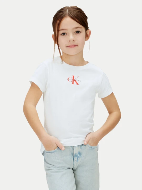 Foto del prodotto Calvin Klein Jeans T-shirt LVCKSJA15G Bianco Regular Fit