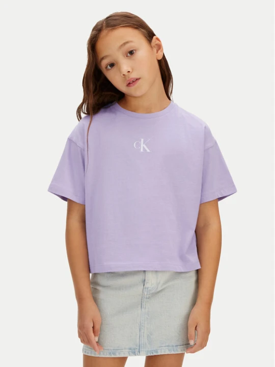 Foto del prodotto Calvin Klein Jeans T-shirt LVCKSJA16G Viola Boxy Fit