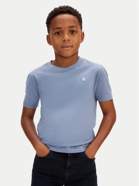 Foto del prodotto Calvin Klein Jeans T-shirt Mono Mini Badge LV1CKSJA30 Blu Regular Fit