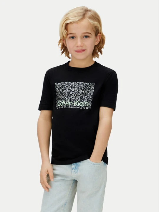 Foto del prodotto Calvin Klein Jeans T-shirt Perforation LVCKSJA04B Nero Regular Fit