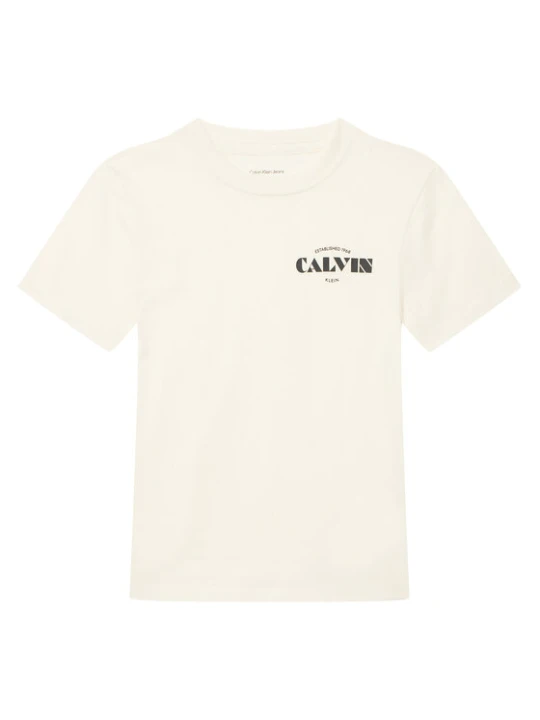 Foto del prodotto Calvin Klein Jeans T-shirt Small Chest LVCKTJA40B Bianco Regular Fit