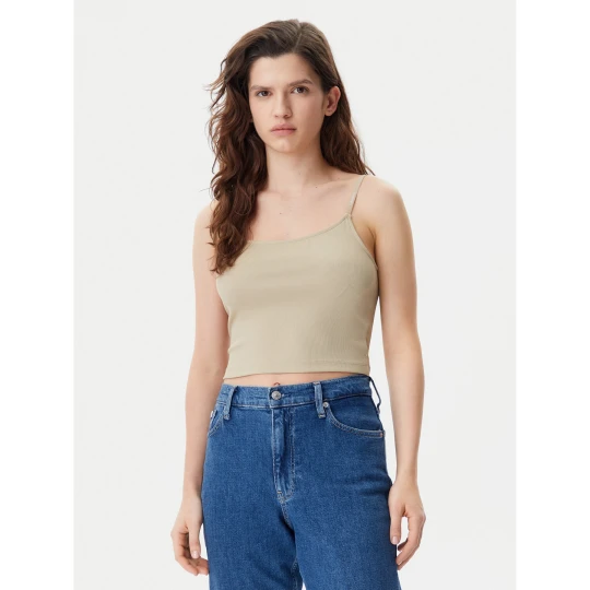 Foto del prodotto Calvin Klein Jeans Top Logo J20J225312 Beige Slim Fit