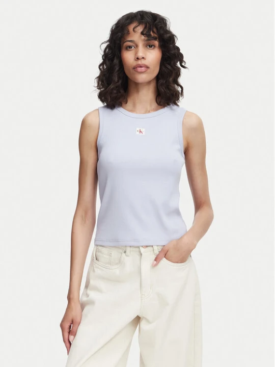 Foto del prodotto Calvin Klein Jeans Top LV047C201G Azzurro chiaro Slim Fit