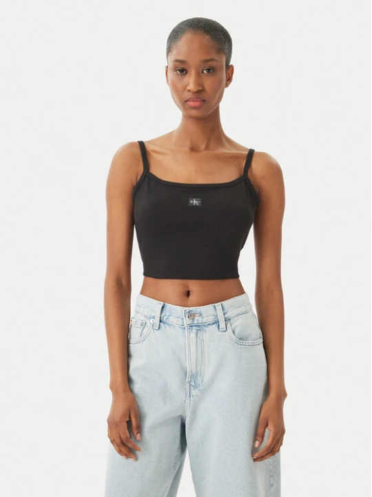 Foto del prodotto Calvin Klein Jeans Top LV047F221G Nero Slim Fit