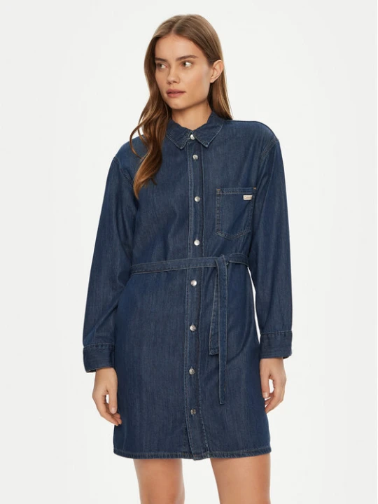 Foto del prodotto Calvin Klein Jeans Vestito chemisier J20J225008 Blu scuro Regular Fit