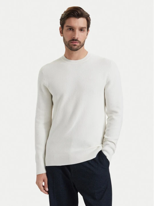 Foto del prodotto Calvin Klein Maglione LV04LF304G Crema Regular Fit