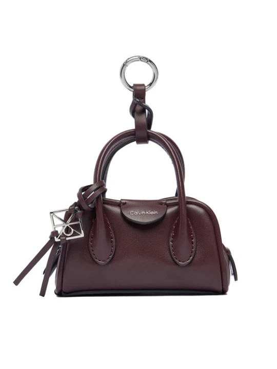 Foto del prodotto Calvin Klein Portachiavi Emblem Trio Mini Bag Charm LV04F1315G Bordeaux
