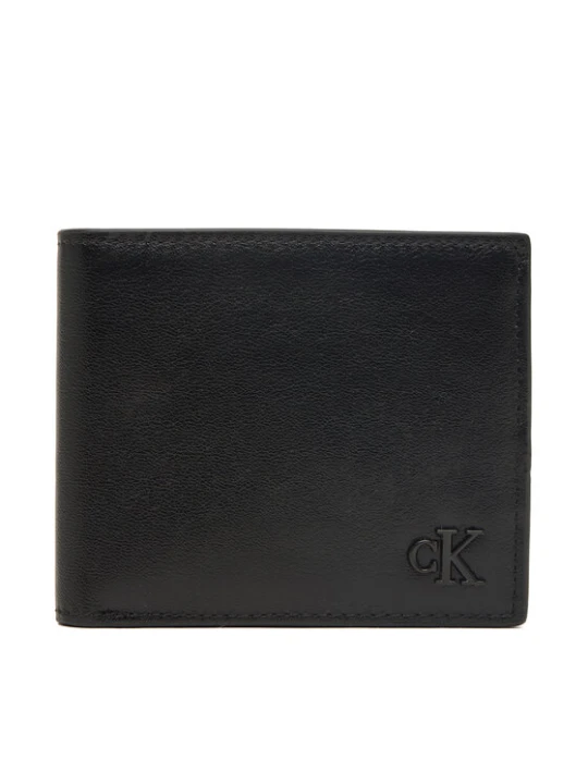 Foto del prodotto Calvin Klein Portafoglio Bold Ck Suede Billfold W / Coin LV04D1365G Nero
