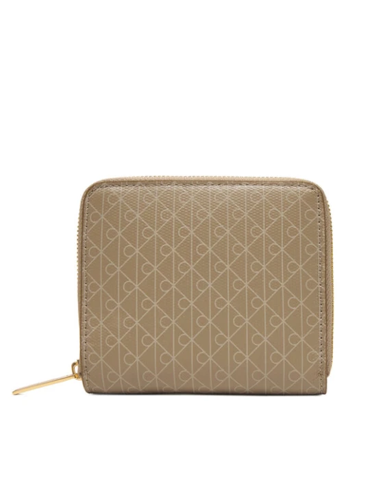 Foto del prodotto Calvin Klein Portafoglio Emblem Aop Square Zip Around LV04F1089G Beige