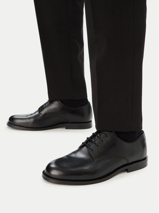 Foto del prodotto Calvin Klein Scarpe basse Ess Rubber Derby Lth HM0HM02056 Nero