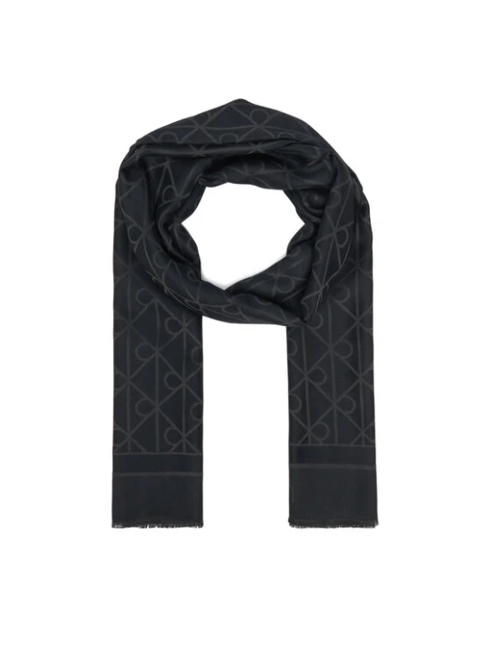 Foto del prodotto Calvin Klein Scialle Emblem Aop Glossy Tonal Scarf LV04F8096G Nero