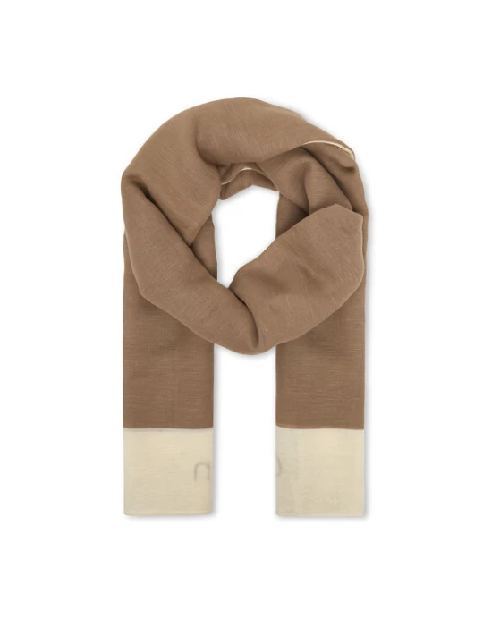 Foto del prodotto Calvin Klein Scialle Linen Blend Emblem Pareo Scarf LV04F9021G Beige