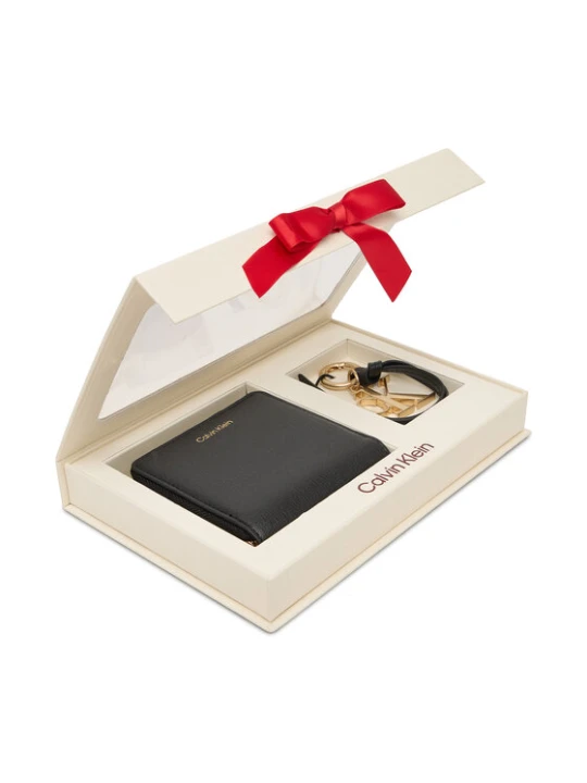 Foto del prodotto Calvin Klein Set portafoglio e portachiavi Ck Wallet + Ck Key Fob LV04F0001G Nero