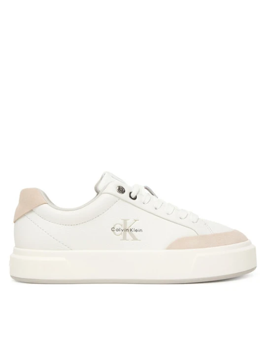 Foto del prodotto Calvin Klein Sneakers Basket Cupsole Laceup Lth Mix YW0YW02023 Bianco