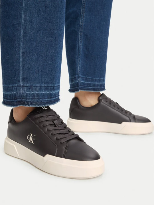 Foto del prodotto Calvin Klein Sneakers Chunky Cupsole Laceup Lth YW0YW01947 Marrone scuro