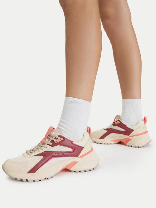 Foto del prodotto Calvin Klein Sneakers Hike Run Ckstripe Mesh HW0HW03002 Beige chiaro