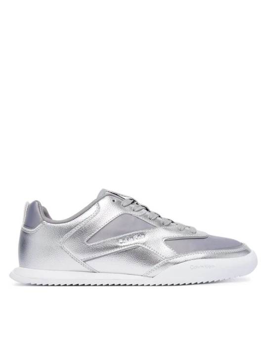 Foto del prodotto Calvin Klein Sneakers Low Pro Run Lace Stripe Met Lth HW0HW03272 Argento