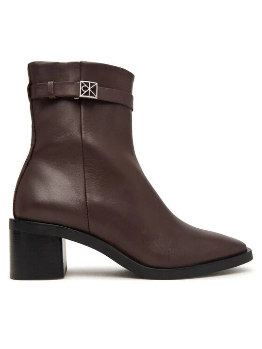 Foto del prodotto Calvin Klein Stivaletti Block Heel Ank Boot Lth Hdw HW0HW03171 Marrone