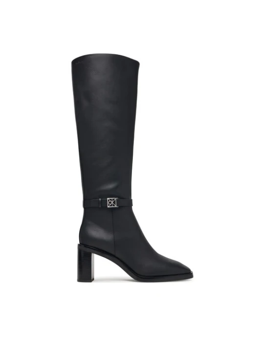 Foto del prodotto Calvin Klein Stivali Block Heel High Boot Lth Hdw HW0HW03178 Nero