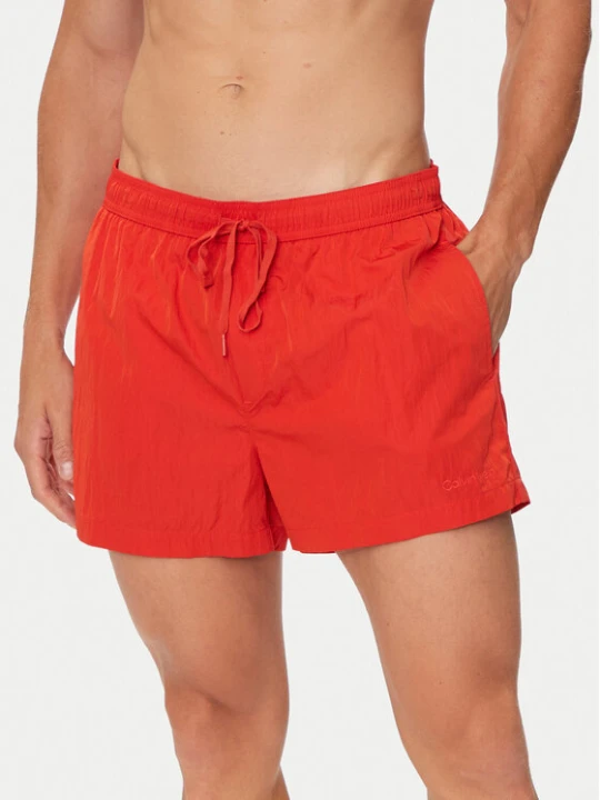 Foto del prodotto Calvin Klein Swimwear Pantaloncini da bagno KM0KM01048 Rosso Regular Fit