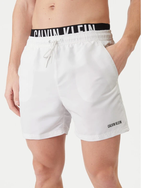 Foto del prodotto Calvin Klein Swimwear Pantaloncini da bagno LV00N61015 Bianco Regular Fit