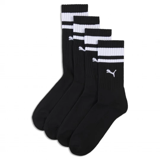Foto del prodotto Calzini PUMA Unisex Crew Heritage con riga (confezione da 2), Abbigliamento, Nero czarny