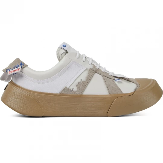 Foto del prodotto CAMPER ADERERROR - Sneaker per Donna - Bianco, Grigio, Tessuto in cotone