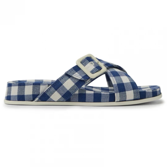 Foto del prodotto CAMPER Atonik - Sandali per Donna - Blu, Bianco, Tessuto in cotone