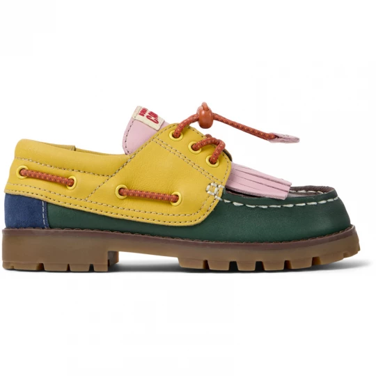 Foto del prodotto CAMPER Bobo Choses x Camper - Scarpe casual eleganti per Bimbe - Rosa, Giallo, Verde, Pelle liscia