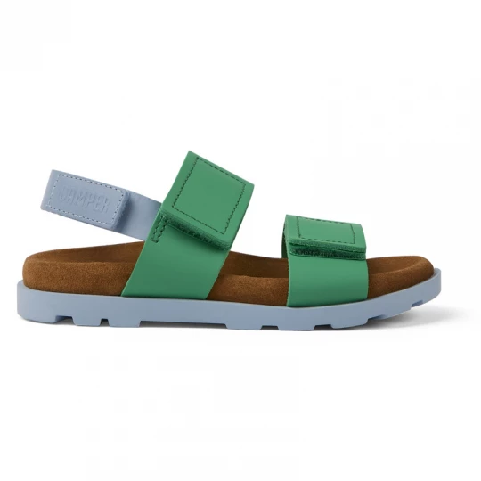 Foto del prodotto CAMPER Brutus Sandal - Sandali per Bimbe - Verde, Blu, Pelle liscia