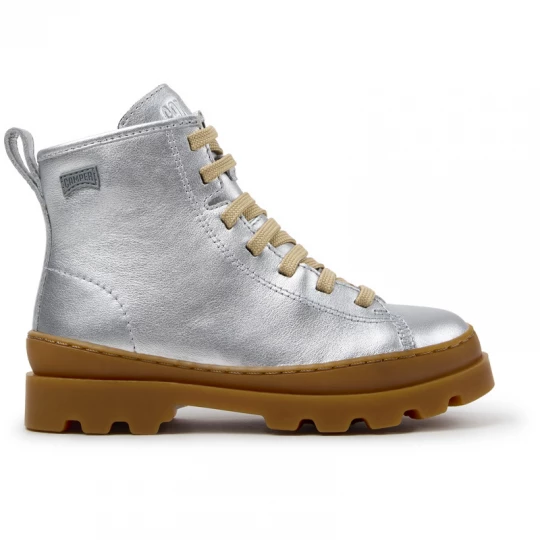 Foto del prodotto CAMPER Brutus - Scarpe casual eleganti per Bimbe - Grigio, Pelle liscia