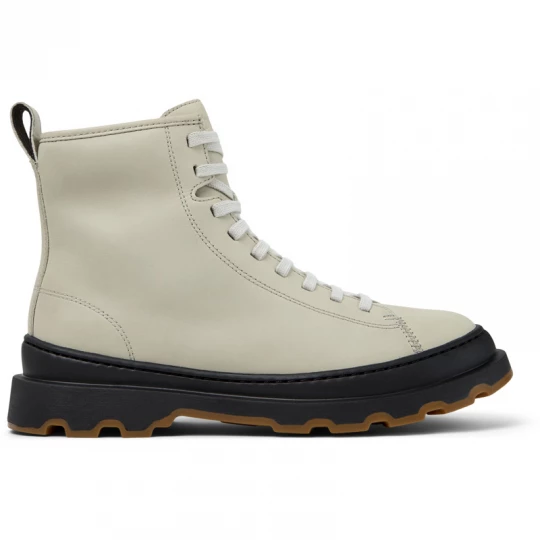 Foto del prodotto CAMPER Brutus+ - Stivaletti per Donna - Beige, Pelle liscia