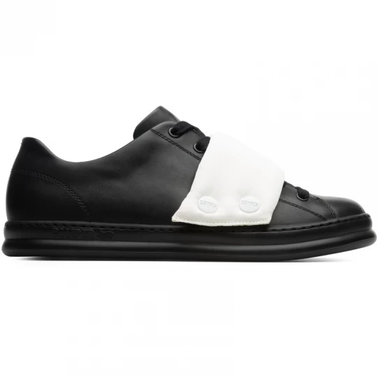Foto del prodotto CAMPER by Flat Apartment - Sneaker per Uomo - Nero, Pelle liscia / Tessuto in cotone