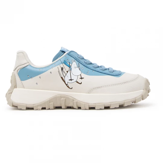 Foto del prodotto CAMPER Camper x Moomin - Scarpe casual eleganti per Bimbe - Bianco, Blu, Pelle liscia