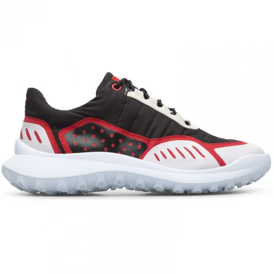 Foto del prodotto CAMPER Camper x SailGP - Sneaker per Donna - Rosso, Bianco, Nero, Tessuto in cotone / Pelle liscia