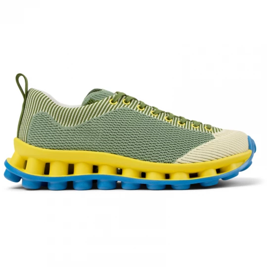 Foto del prodotto CAMPER Camper x SUNNEI - PELOTISSIMA - Scarpe casual per Uomo - Verde, Giallo, Tessuto in cotone