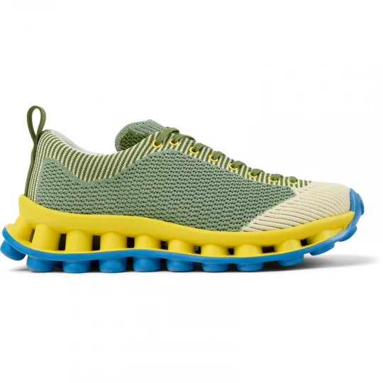 Foto del prodotto CAMPER Camper x SUNNEI - PELOTISSIMA - Sneaker per Donna - Verde, Giallo, Tessuto in cotone