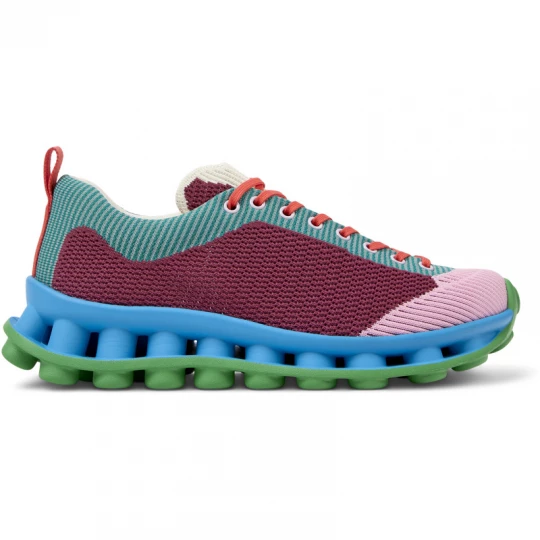 Foto del prodotto CAMPER Camper x SUNNEI - PELOTISSIMA - Sneaker per Uomo - Borgogna, Verde, Rosa, Tessuto in cotone