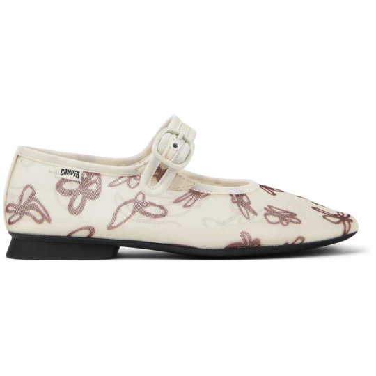 Foto del prodotto CAMPER Casi Myra - Ballerine per Donna - Bianco, Tessuto in cotone