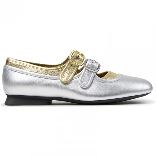 Foto del prodotto CAMPER Casi Myra - Ballerine per Donna - Grigio, Pelle liscia