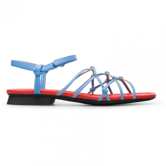 Foto del prodotto CAMPER Casi Myra - Sandali per Donna - Blu, Tessuto in cotone / Pelle liscia