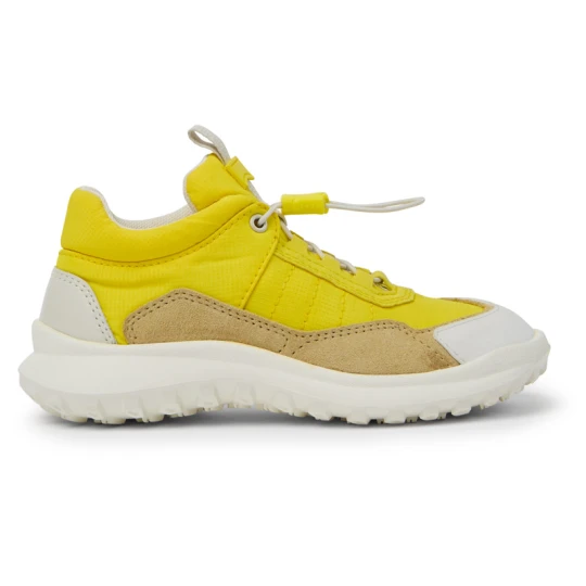 Foto del prodotto CAMPER CRCLR - Sneaker per Bimbe - Bianco, Beige, Giallo, Tessuto in cotone