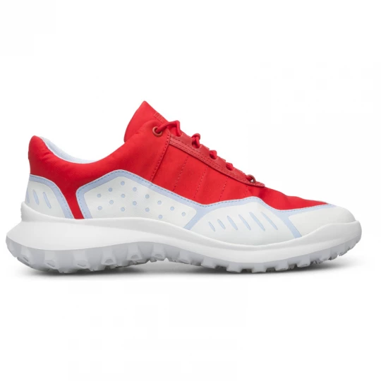 Foto del prodotto CAMPER CRCLR - Sneaker per Uomo - Bianco, Blu, Rosso, Tessuto in cotone / Pelle liscia
