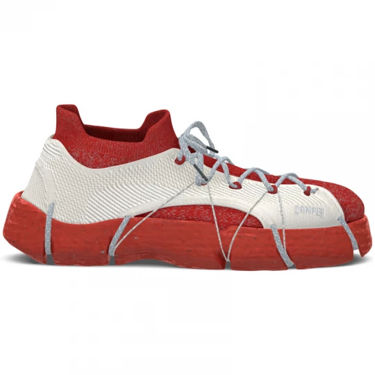 Foto del prodotto CAMPER Custom Roku - Sneaker per Uomo - Bianco, Nero, Grigio, Tessuto in cotone