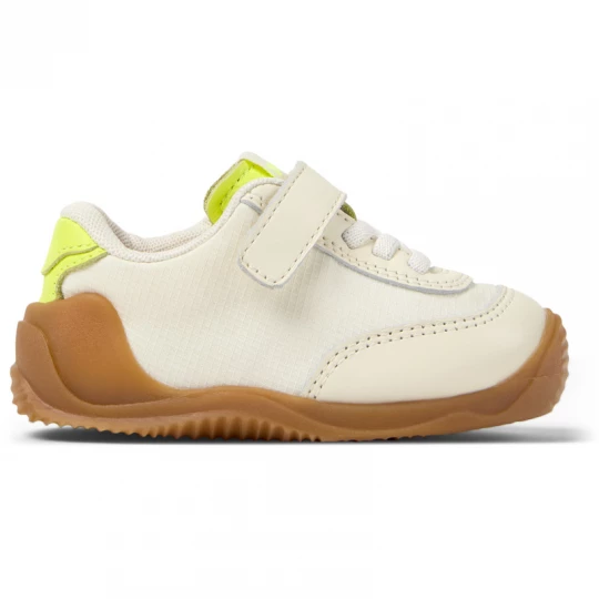 Foto del prodotto CAMPER Dadda - Sneaker per PRIMI PASSI - Bianco, Tessuto in cotone / Pelle liscia